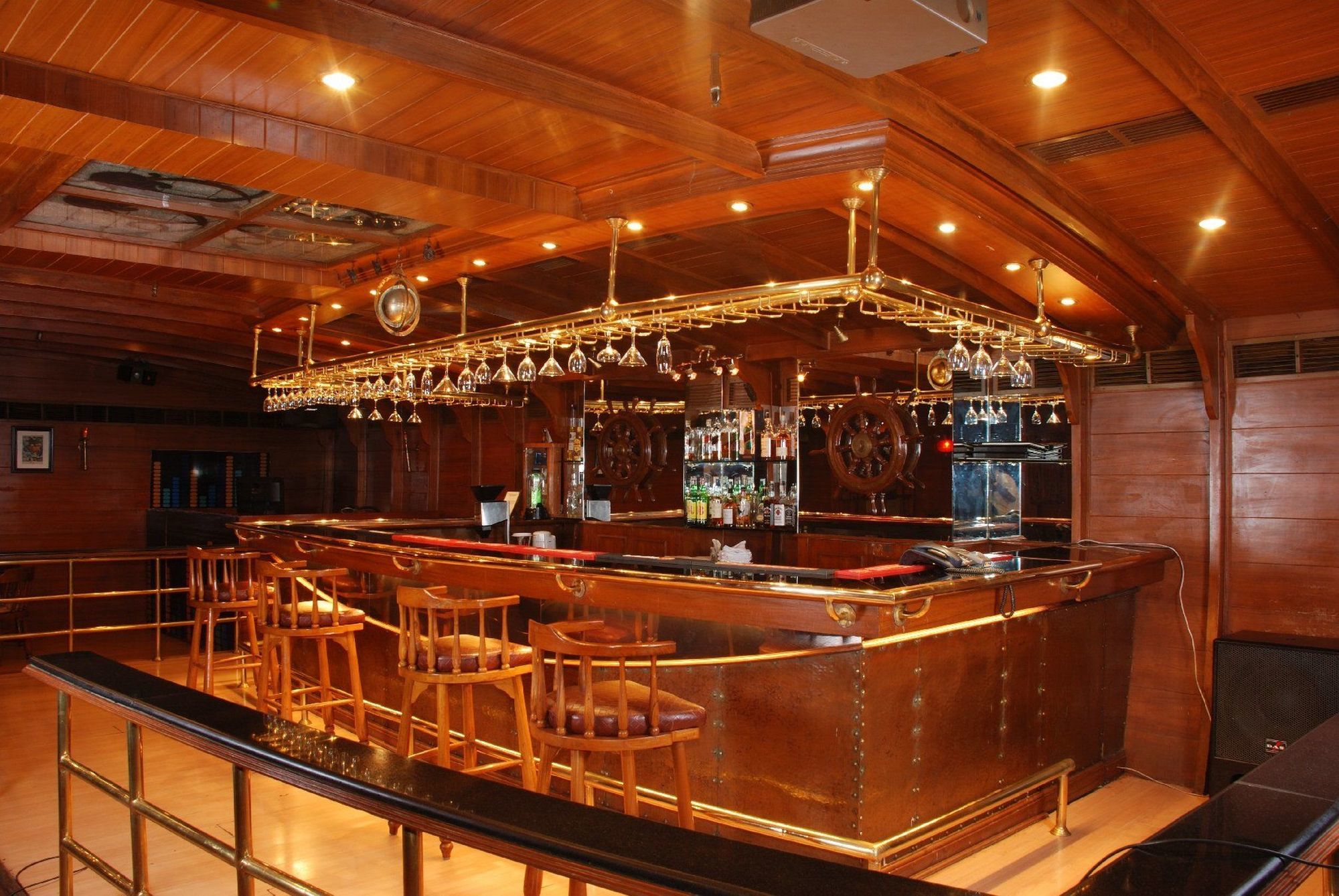 Taj Banjara Hotel Hyderabad Restaurant photo The bar on board the Calypso
